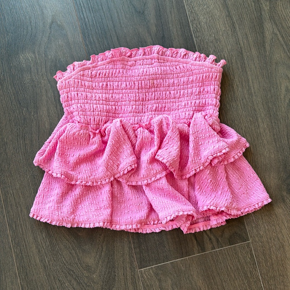 Vici hot pink tube top - size S